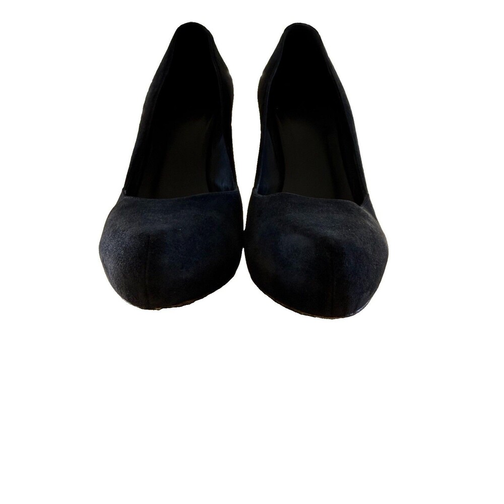Givenchy BLACK LEATHER SUEDE HIGH HEEL POINTED CLASSIC PUMP SHOES Sz 36.5 GUC - Picture 16 of 16